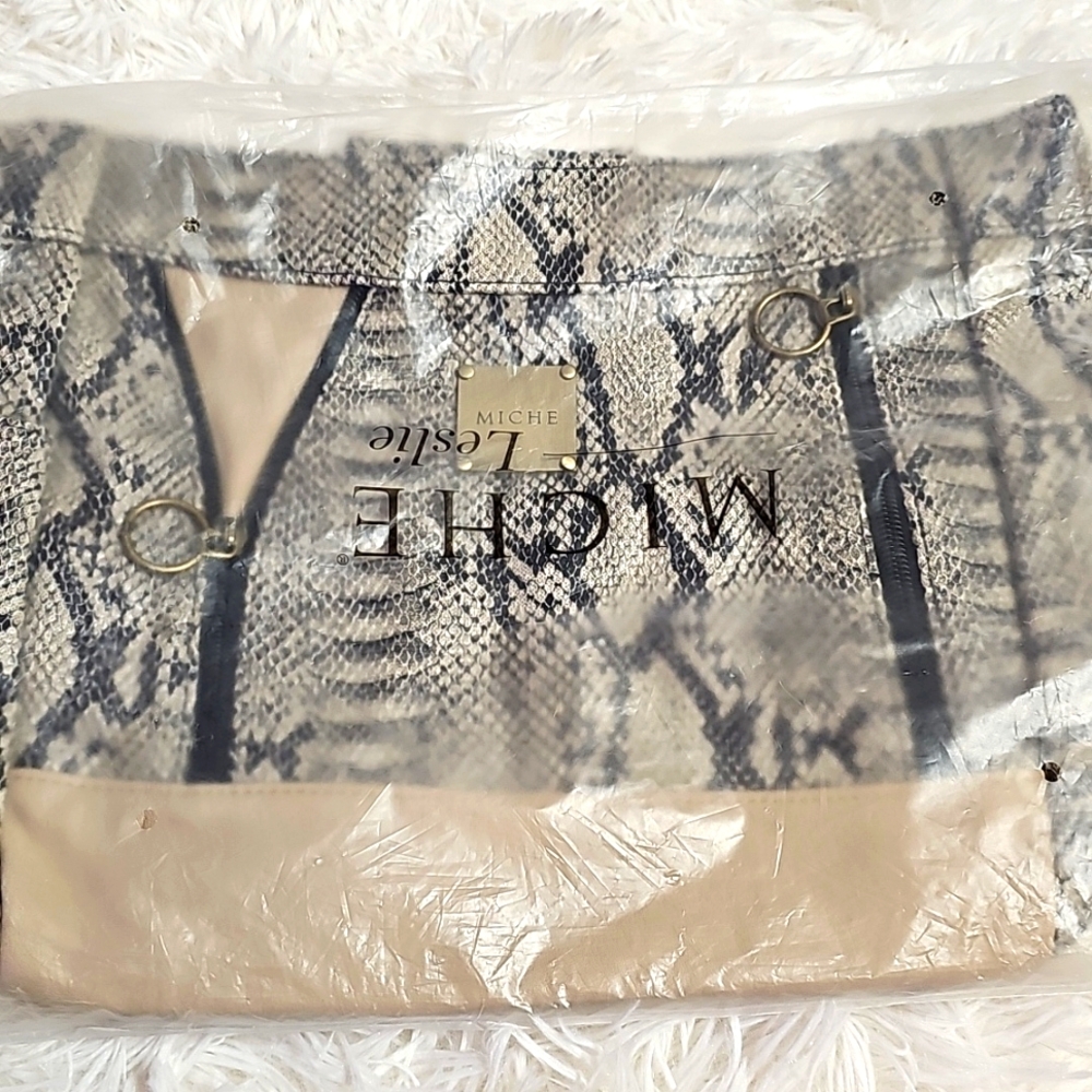 MICHE Bags Miche Leslie Demi Shell 2014 Animal Print Vintage